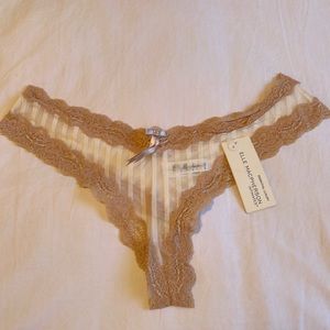 Elle MacPherson Sheer Ribbons Thong